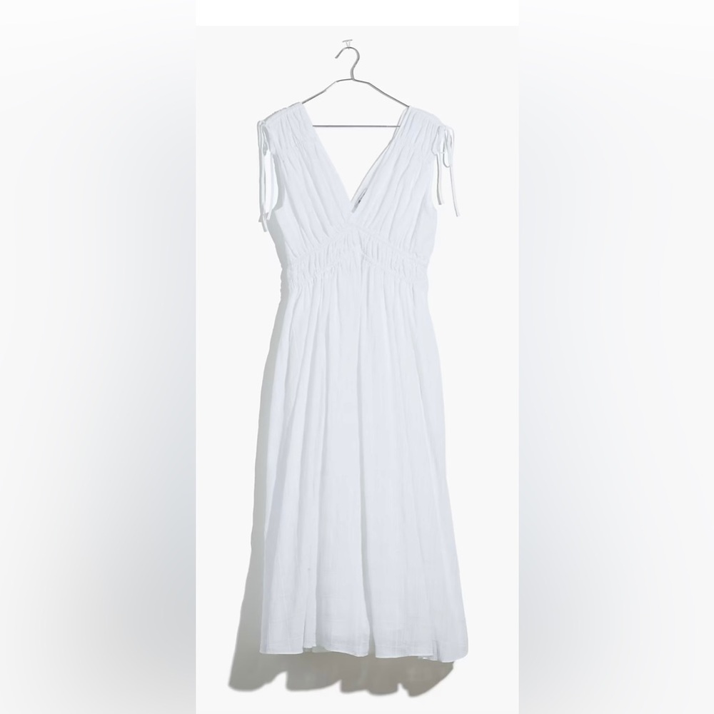 Madewell White Midi Dress